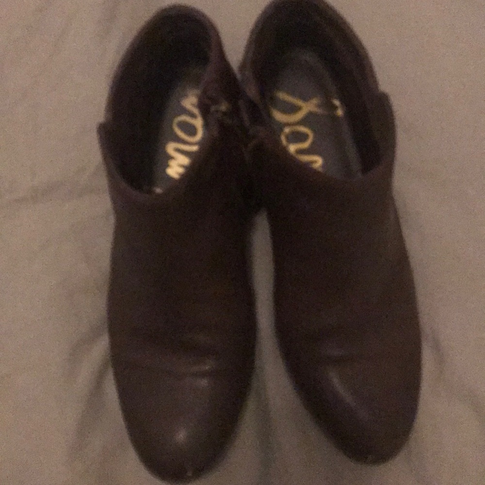 Sam eldelman brown booties